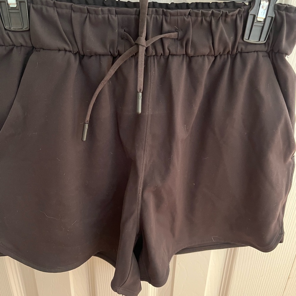 Women's Black Drawstring Shorts
